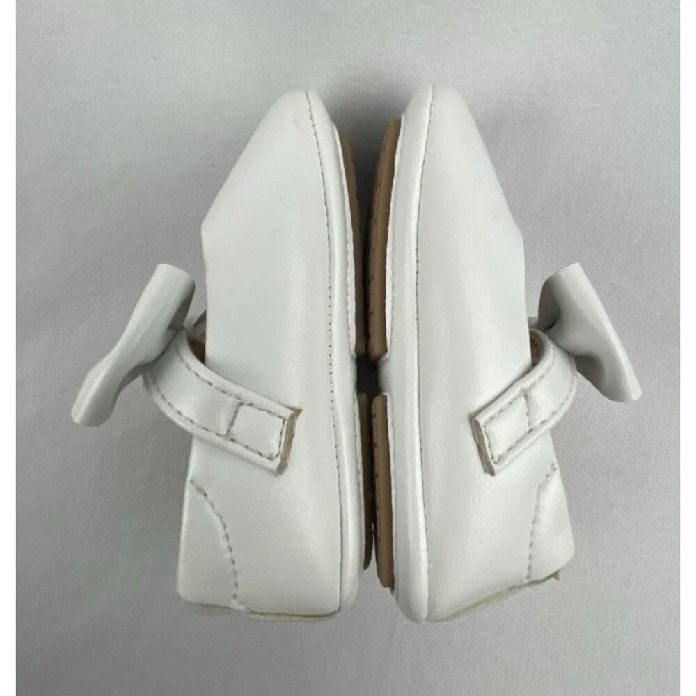 Felix & Flora Mary Jane‎ Shoes Baby Girls Size 12 Adjustable Strap Bow MINT!
